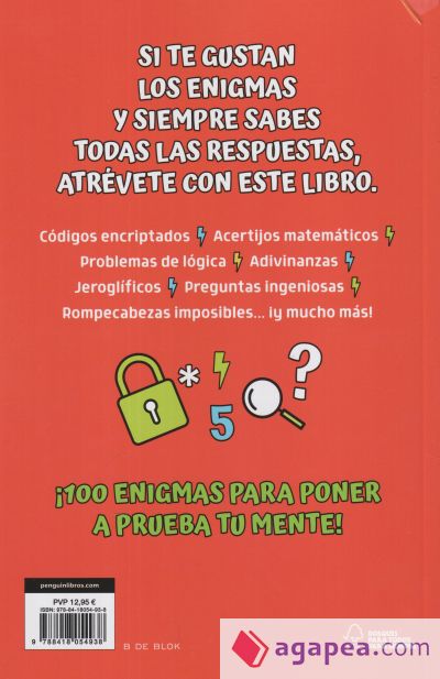 100 ENIGMAS PARA ENTRENAR TU MENTE VARIOS AUTORES 9788418054938