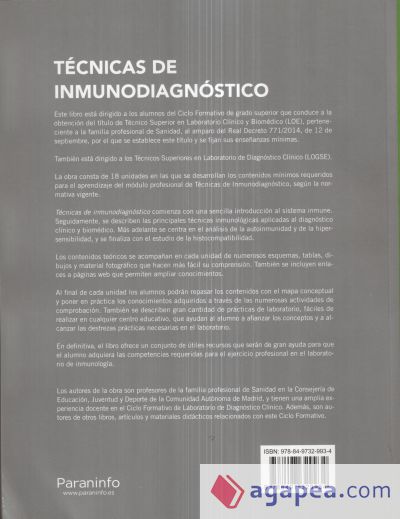 TECNICAS DE INMUNODIAGNOSTICO BENJAMIN GARCIA ESPINOSA FAUSTINA