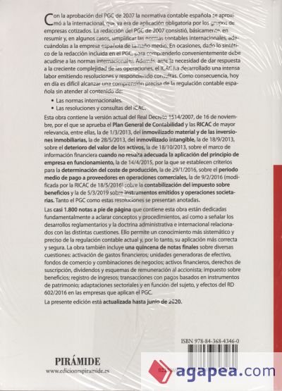 PLAN GENERAL DE CONTABILIDAD ANOTADO MODIFICADO SERGIO MANUEL