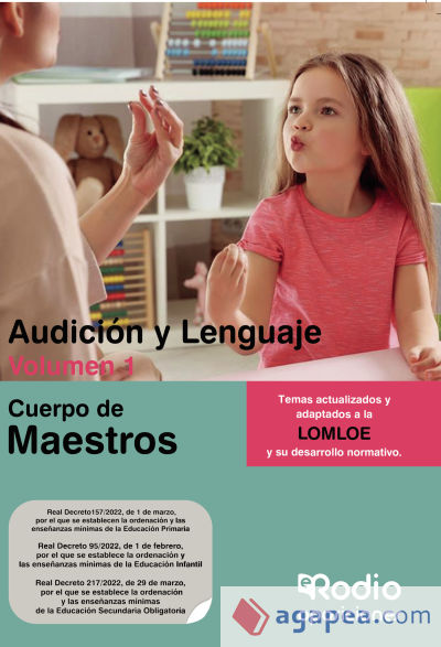 CUERPO DE MAESTROS AUDICION Y LENGUAJE VOLUMEN 1 LOMLOE 9788418794117