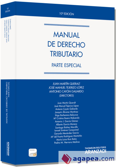 MANUAL DE DERECHO TRIBUTARIO PARTE ESPECIAL DUO JUAN ET AL