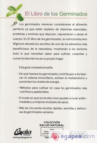 El Libro De Los Germinados Ann Wigmore