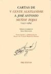  Cartas de Vicente Aleixandre a José Antonio Muñoz Rojas (1937-1984)