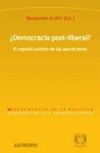 &iquest;Democracia post-liberal? : el espacio pol&iacute;tico de las asociaciones