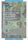 (Oferta) Formulario y tablas de pedagogía experimental