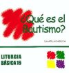 ¿Qué es el bautismo?