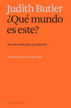 ¿qué Mundo Es Este? De Judith P. Butler