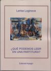 ¿Qué podemos leer en una partitura?