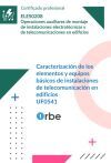 (UF0541). Caracterizaci&oacute;n de los elementos y equipos b&aacute;sicos de instalaciones de telecomunicaci&oacute;n en edificios. ELES0208