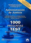 1000 preguntas test en 10 simulacros para opositores a Cuerpos generales de Justicia. Volumen III