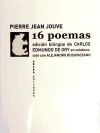 16 poemas (edición bilingüe)