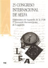 25 Congreso internacional de aelfa/diplomatura de Logopedia