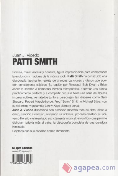 Patti Smith. Caballos para la eternidad