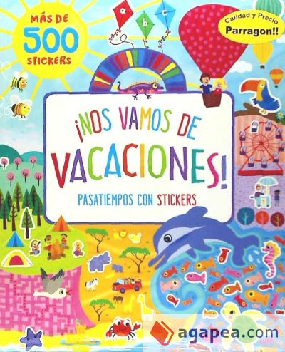 NOS VAMOS DE VACACIONES- MAS DE 500 STICKERS-PARRAGON