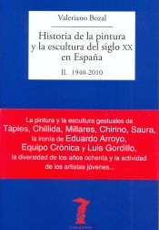 Portada de Historia de la pintura y la escultura del siglo XX en España