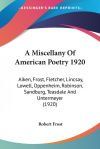 A Miscellany Of American Poetry 1920