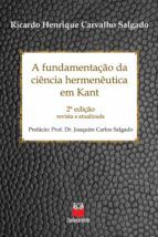 Portada de A fundamentação da ciência hermenêutica em Kant (Ebook)