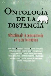 Portada de Ontología de la distancia