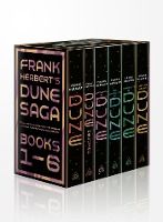 Portada de Frank Herbert's Dune Saga 6-Book Boxed Set: Dune, Dune Messiah, Children of Dune, God Emperor of Dune, Heretics of Dune, and Chapterhouse: Dune