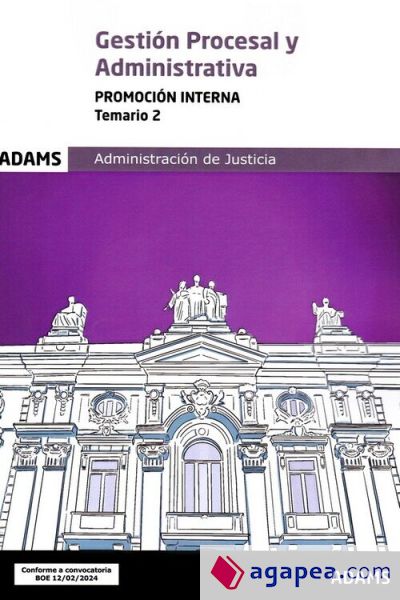 Temario 2 Gestión Procesal y Administrativa, Promoción interna