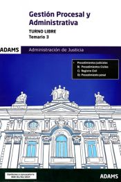 Portada de Temario 3. Gestion Procesal Y Administrativa (turno Libre)