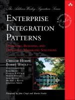 Portada de Enterprise Integration Patterns