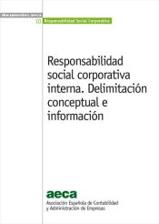 Portada de Responsabilidad social corporativa interna. Delimitación conceptual e información