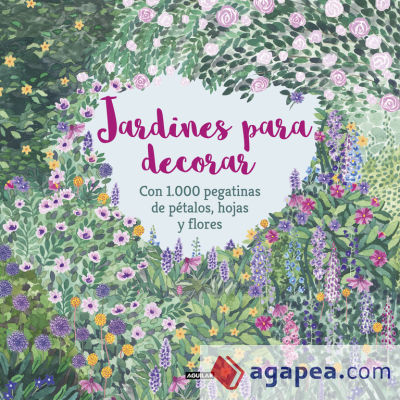 Jardines para decorar con 1.000 pegatinas de pétalos, hojas y flores