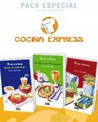 Portada de Pack especial: Cenar en bandeja / Recetas para no engordar / Cocinar con latas (Cocina Express) (Ebook)