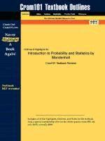 Portada de Studyguide for Introduction to Probability and Statistics by Mendenhall, ISBN 9780534395193