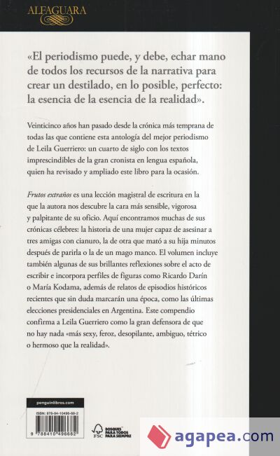 Frutos extra&ntilde;os (edici&oacute;n ampliada 25.&ordm; aniversario)
