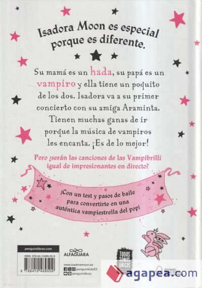 Grandes historias de Isadora Moon 8 - Isadora Moon y las vampiestrellas del pop
