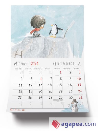 Calendari Minimoni 2021 (basc)