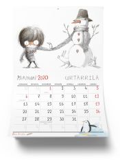 Portada de Calendario Minimoni Euskera