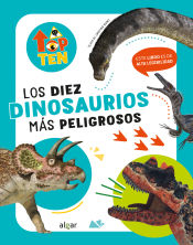 Portada de Top Ten Los diez dinosaurios más peligrosos