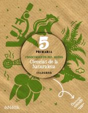 Portada de Ciencias de la Naturaleza 5. Cuaderno