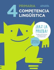 Portada de Competencia lingüística 4. 4º Primaria