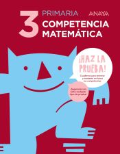 Portada de Competencia matemática 3. 3 Primaria