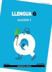 Portada de Llengua 6. Quadern 3