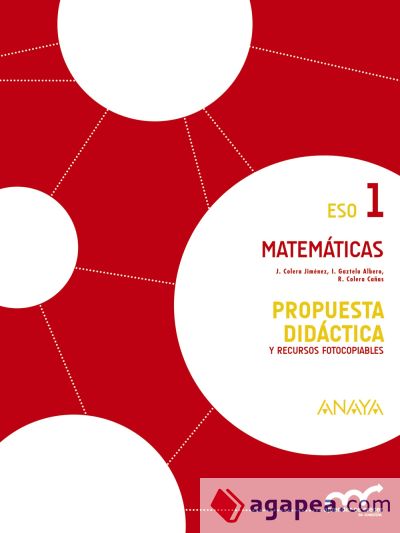 Matemáticas 1. Propuesta didáctica