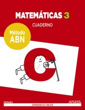 Portada de Matemáticas 3. Método ABN. Cuaderno