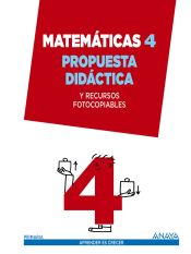 Portada de Matemáticas 4. Propuesta didáctica