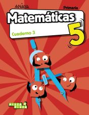 Portada de Matemáticas 5. Cuaderno 3