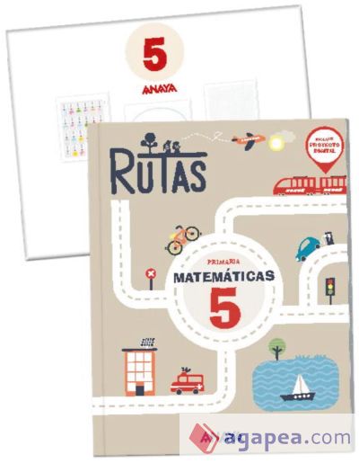 Matemáticas 5. RUTAS. (Incluye material manipulativo)