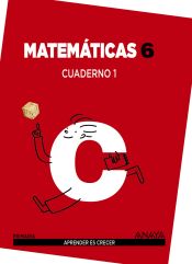 Portada de Matemáticas 6. Cuaderno 1