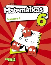 Portada de Matemáticas 6. Cuaderno 3