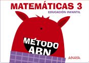 Portada de Matemáticas ABN 3. (Cuadernos 1, 2 y 3)