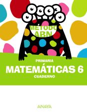 Portada de Matemáticas ABN 6. Cuaderno