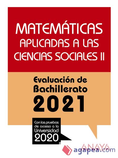 Matemáticas aplicadas a las Ciencias Sociales II