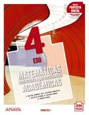 Portada de Matemáticas orientadas a las Enseñanzas Académicas 4. Trimestres + Dual focus